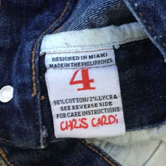 Chris Cardi boot cut jeans sz 4 - Picture 4 of 4